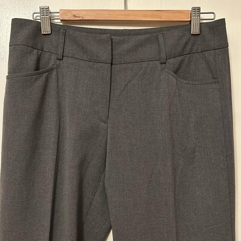 EUC Michael Kors Black Gramercy Fit Trousers size 6 charcoal gray
